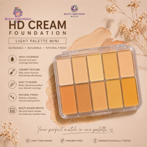 Foundation - HD Cream - Light Palette Mini