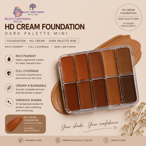 Foundation - HD Cream - Dark Palette Mini