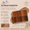 Foundation - HD Cream - Dark Palette Mini