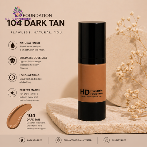 Foundation - HDL - 104 Dark Tan