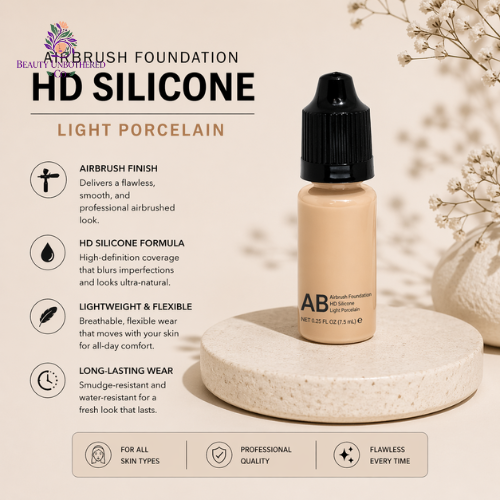 Airbrush Foundation - HD Silicone - Light Porcelain