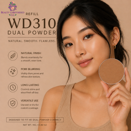 Foundation - Refill - WD310 Dual Powder - Cognac