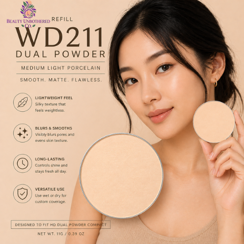 Foundation - Refill - WD211 Dual Powder - Medium Light Porcelian