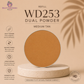 Foundation - Refill - WD253 Dual Powder - Medium Tan