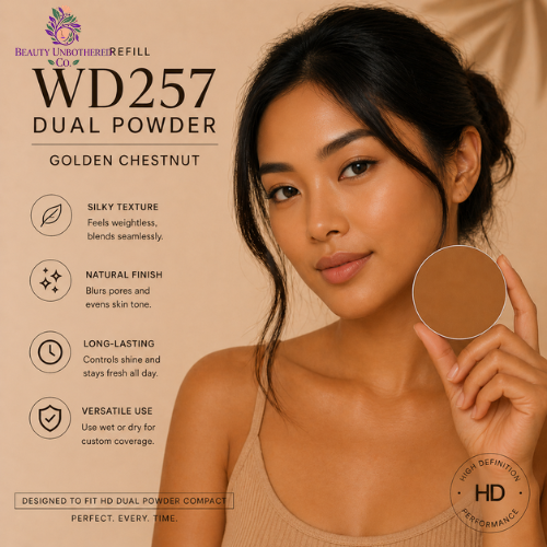 Foundation - Refill - WD257 Dual Powder - Golden Chestnut
