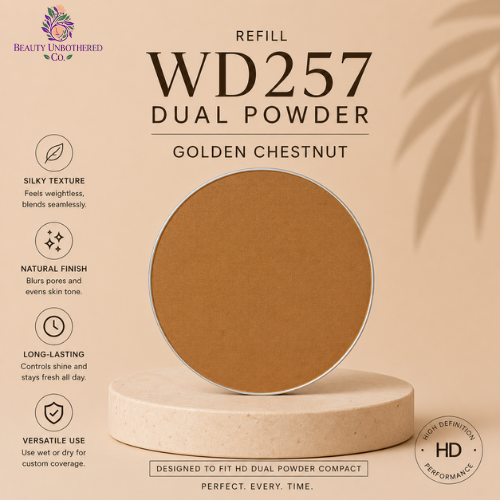 Foundation - Refill - WD257 Dual Powder - Golden Chestnut