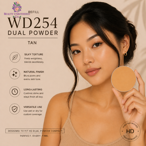Foundation - Refill - WD254 Dual Powder - Tan