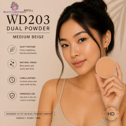 Foundation - Refill - WD203 Dual Powder - Medium Beige