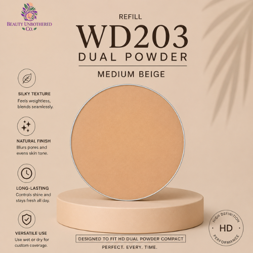 Foundation - Refill - WD203 Dual Powder - Medium Beige