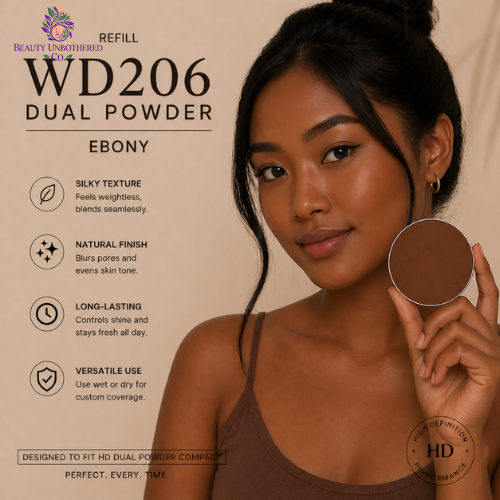 Foundation - Refill - WD206 Dual Powder - Ebony