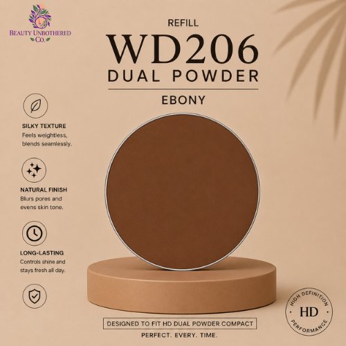 Foundation - Refill - WD206 Dual Powder - Ebony