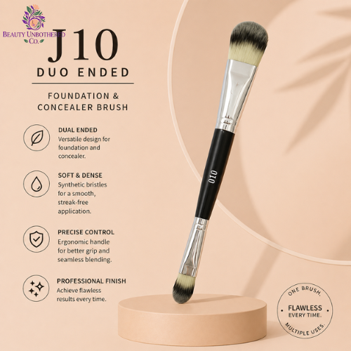 Foundation - J10 Duo Ended - and Concealer Brush