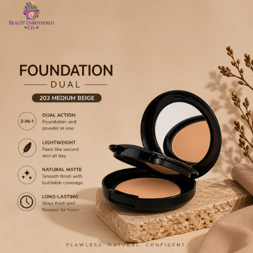 Foundation - Dual - 203 Medium Beige
