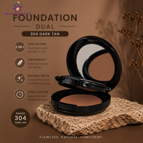 Foundation - Dual - 304 Dark Tan