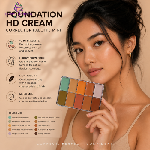 Foundation - HD Cream - Corrector Palette Mini