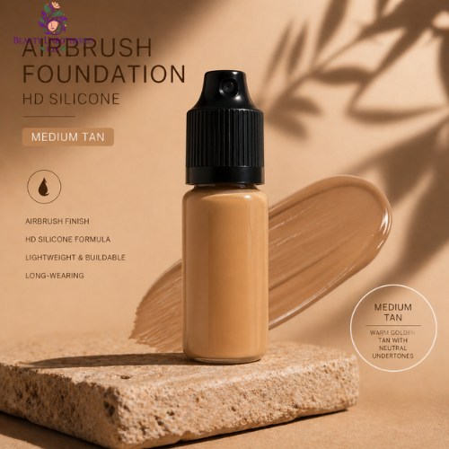 Airbrush Foundation - HD Silicone - Medium Tan