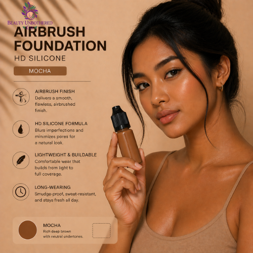 Airbrush Foundation - HD Silicone - Mocha