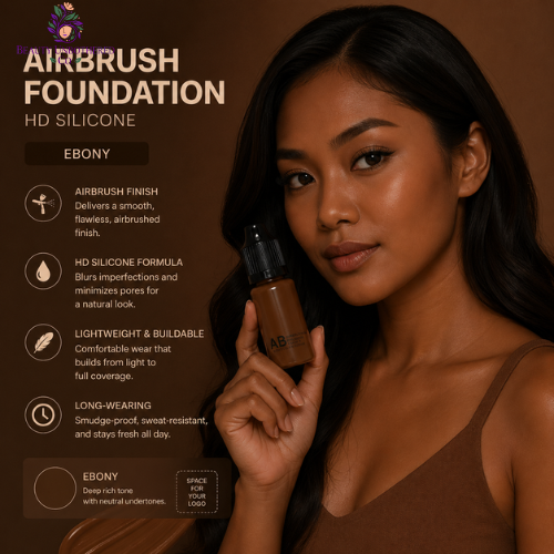 Airbrush Foundation - HD Silicone - Ebony