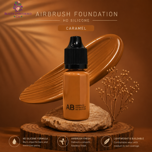 Airbrush Foundation - HD Silicone - Caramel