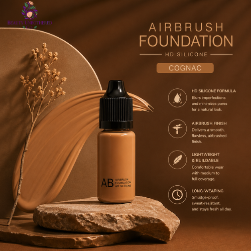 Airbrush Foundation - HD Silicone - Cognac