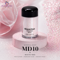 Glitter - MD10 Mineral Dust White Red