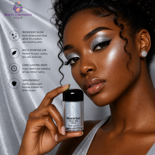 Glitter - MD22 Mineral Dust Silver Sea