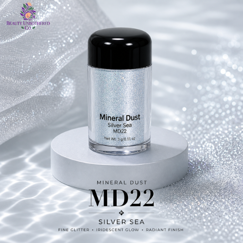 Glitter - MD22 Mineral Dust Silver Sea