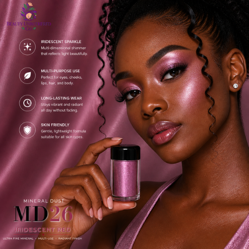 Glitter - MD26 Mineral Dust Irridescent Red