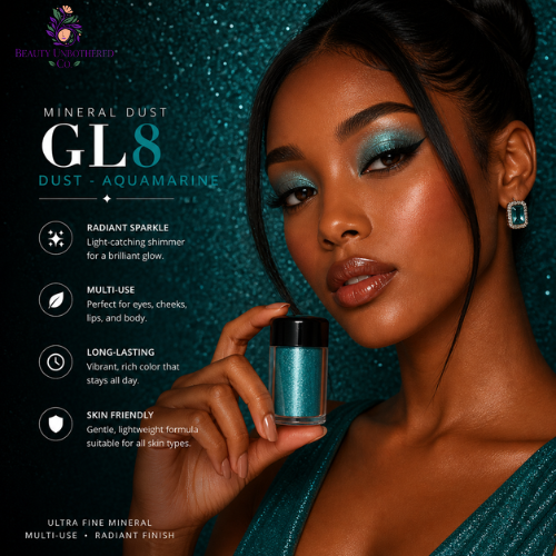 Glitter - GL8 - Dust - Aquamarine