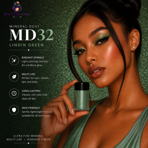 Glitter - MD32 Mineral Dust Lindin Green