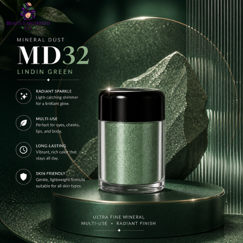 Glitter - MD32 Mineral Dust Lindin Green