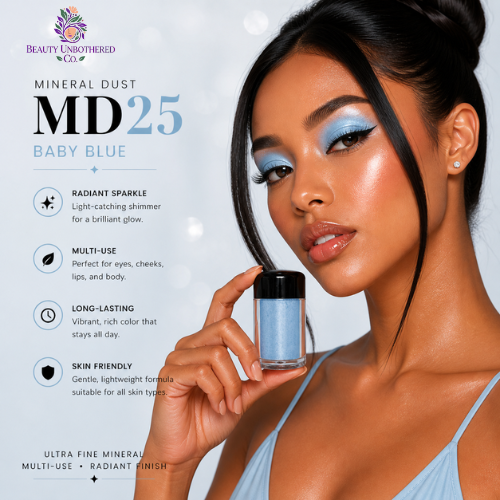 Glitter - MD25 Mineral Dust Baby Blue