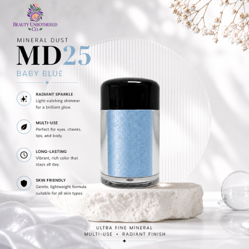 Glitter - MD25 Mineral Dust Baby Blue