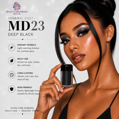 Glitter - MD23 Mineral Dust Deep Black