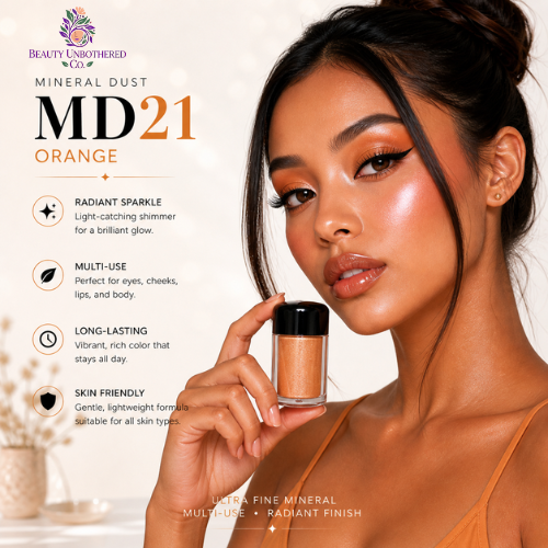 Glitter - MD21 Mineral Dust Orange