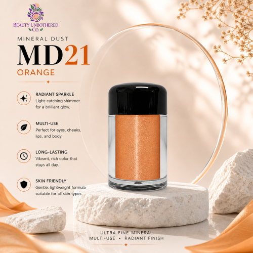 Glitter - MD21 Mineral Dust Orange