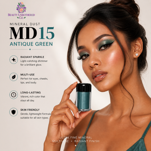Glitter - MD15 Mineral Dust Antique Green