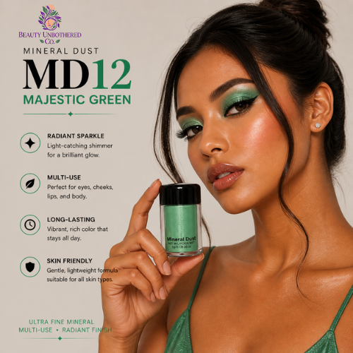 Glitter - MD12 Mineral Dust Majestic Green