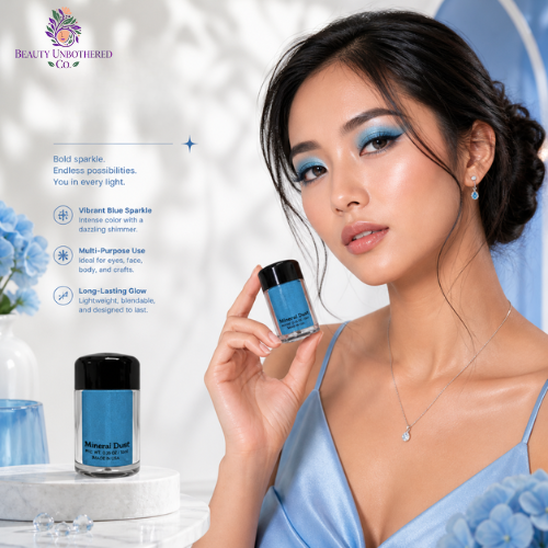 Glitter - MD7 Mineral Dust Blue