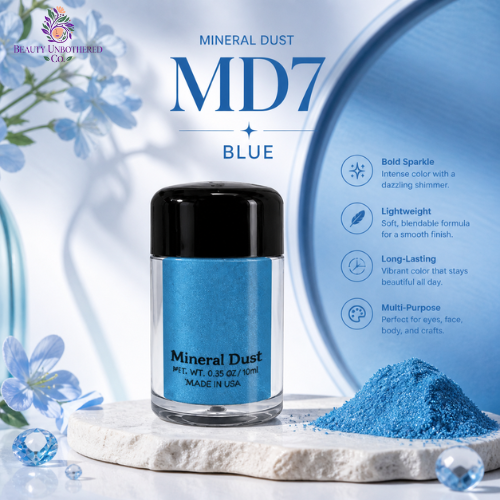 Glitter - MD7 Mineral Dust Blue