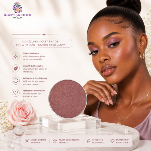 Glitter - Star Violet With - Refill Eye Shadow