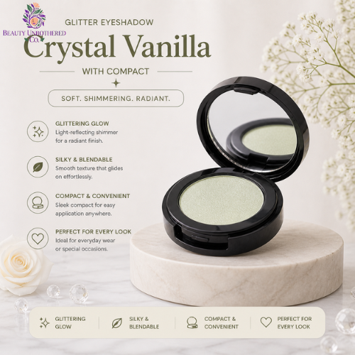 Glitter - Eye Shadow - Crystal Vallina with - Compact
