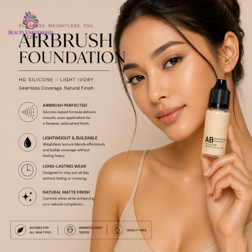 Airbrush Foundation - HD Silicone - Light Ivory