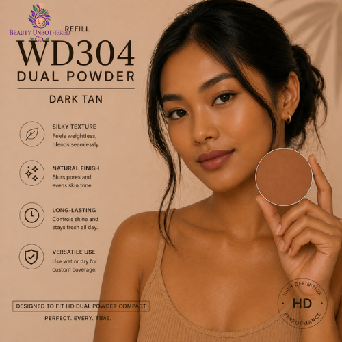 Foundation - Refill - WD304 Dual Powder - Dark Tan