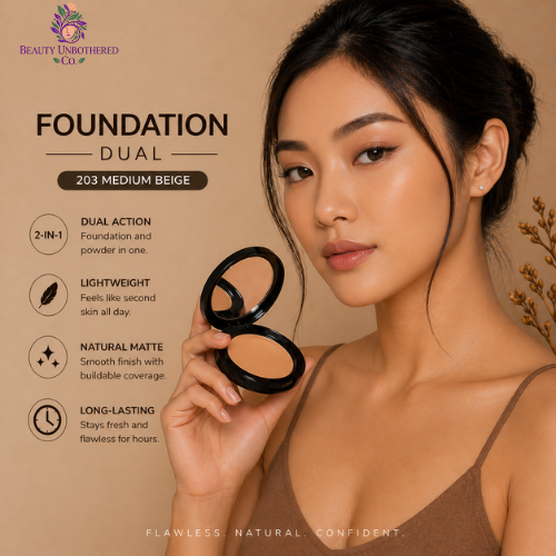 Foundation - Dual - 203 Medium Beige