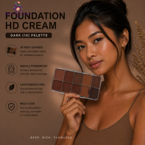 Foundation - HD Cream - Dark (10) Palette